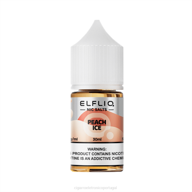 gelo de pêssego ELFBAR ELFLIQ Nic Salt 30ml 0X0V22